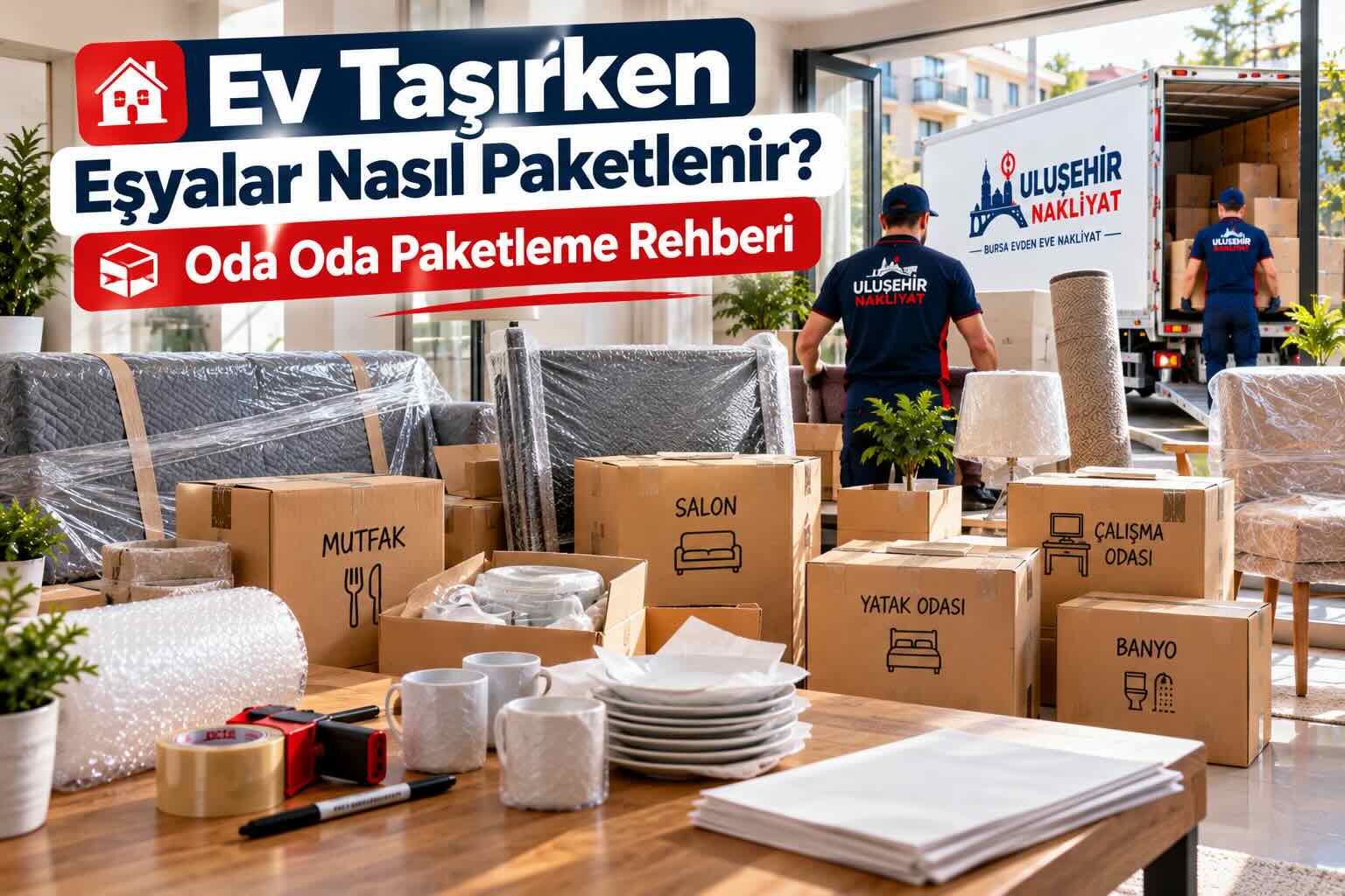 Ev Taşırken Eşyalar Nasıl Paketlenir