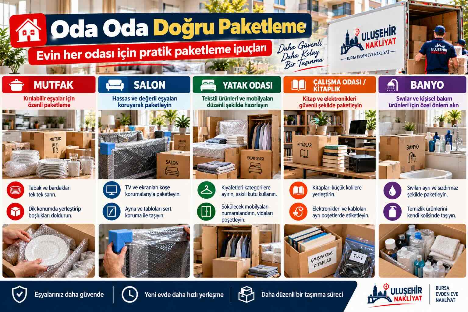 Ev Taşırken Eşyalar Nasıl Paketlenir