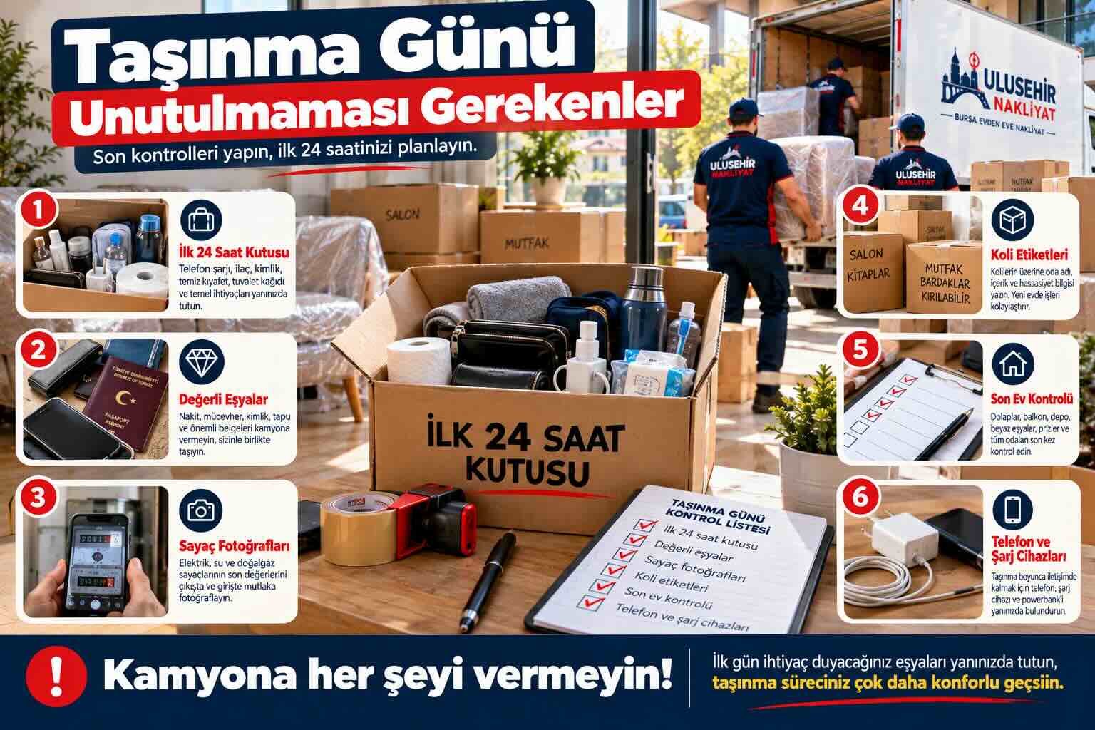 Ev Taşırken Yapılması Gerekenler